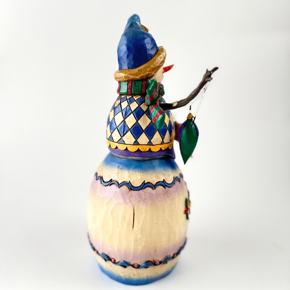 Jim Shore-"Winter's Tradition" Snowman/Ornaments figurine # 112252 - Picture 2 of 6